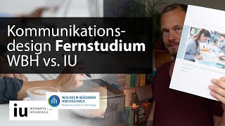 Kommunikationsdesign im Fernstudium WBH vs IU Internationale Hochschule – berufsbegleitend [upl. by Neroc]