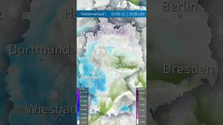 ⚠️ Unwetterwarnung ⚠️ In der Nacht gefährlicher Eisregen Lokal starker Schneefall shorts [upl. by Notsuoh801]