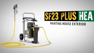 How to Spray Paint a House  WAGNER SuperFinish 23 Plus [upl. by Atinad]