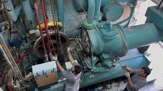 Carrier Centrifugal Chiller 19FA Inspection amp Overhauling [upl. by Sierra284]