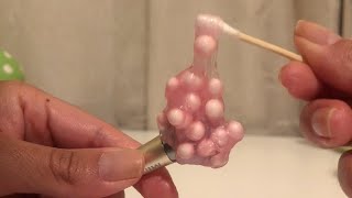 ASMR Slime on Mini Mic and Cleaning No Talking [upl. by Eirek413]