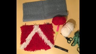 How to Make SHAGGY RUG  SHAGGY MAT [upl. by Asset]