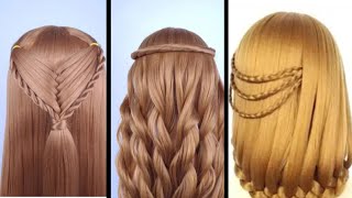 Easy amp Beautiful Hairstyles For Beginners Weddding Hairstyles Attractive Hairstyles [upl. by Ijar]