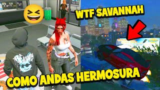 YOSHI PONIENDOSE AL DIA Y SAVANNAH MODO WICKED 😂 DovuX Life  GTA V Roleplay  gta dovuxlife [upl. by Ila]