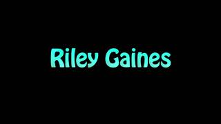 Learn How To Pronounce Riley Gaines [upl. by Ferullo]