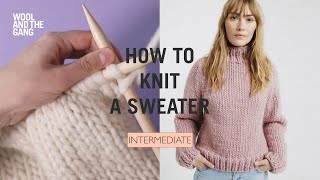 How To Knit The Eden Sweater [upl. by Elkcim]