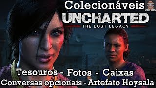 Uncharted The Lost Legacy  Todos os Colecionáveis [upl. by Ginnie]