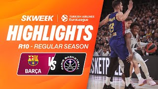 PARIS VEUT CONQUÉRIR 🤩 LEUROPE   Paris vs Barcelone  Highlights EuroLeague J10 [upl. by Nalak]