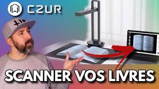 Test complet du CZUR Aura Pro  Le scanner de livres révolutionnaire [upl. by Anelyak676]