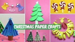 Christmas Paper Crafts for Kids  Christmas Ideas [upl. by Adara]