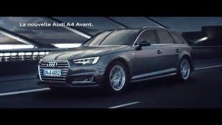 La nouvelle Audi A4  Conditions Salon [upl. by Airalednac]