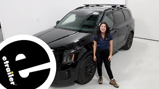 etrailer  DIY Install Inno Aero Crossbars on your 2024 Kia Telluride [upl. by Auginahs]