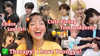 Reaction to Yeongyu tiktok Hilarious￼ Chaotic moments for making you fall in Love [upl. by Formenti]