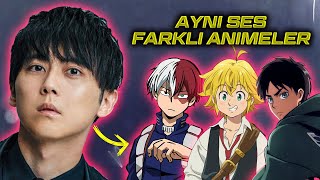 Anime Karakterlerini Kimler Seslendiriyor   Aynı Ses Farklı Anime Karakteri [upl. by Eeleak]