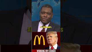 quotTrump Makes Fries at McDonaldsquot 😱🤣 MICHAEL CHE shorts [upl. by Clarhe]