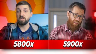 Ryzen 5800x vs Ryzen 5900x [upl. by Ahsimit]