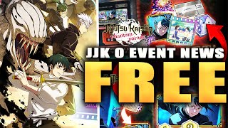 NEW FREE SSRs amp 0 MOVIE UNIT JUJUTSU KAISEN 0 EVENT DETAILS JJK Phantom Parade [upl. by Letsyrhc]