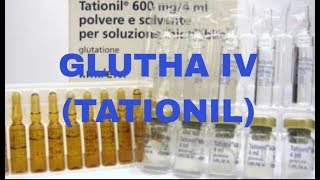 Glutathione IV Tationil 600 mg gefexplorebeauty💙 [upl. by Ferriter]