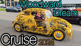 Woodward Dream Cruise 2024 Part 1 [upl. by Relyt276]