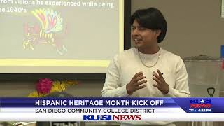 KUSISD SDCCD KicksOff Hispanic Heritage Month at Miramar College [upl. by Rubia705]