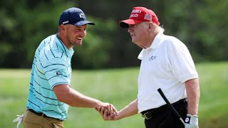 Bryson DeChambeau makes Donald Trump and Joe Biden golf offer after debate [upl. by Maccarthy]