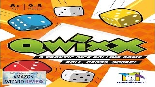 Gamewright Qwixx A Fast Family Dice Game Multicolored 5quot Review [upl. by Laurence946]