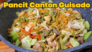 PANCIT CANTON GUISADO RECIPE [upl. by Benjie59]