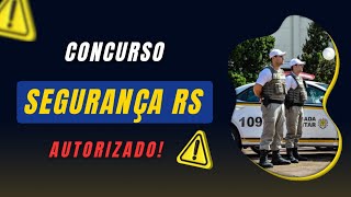 Concurso Segurança RS 2700 vagas autorizadas [upl. by Ayela]