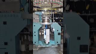 single jersey circular knitting machineyoutubeshorts knittingmachine [upl. by Hertha]