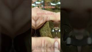 76 MINI TRICIRCLE PADLOCK v WORM RAKE lockpicking locksport [upl. by Radman747]