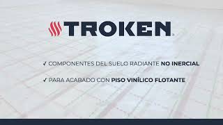 Componentes del Sistema Suelo Radiante No inercial TROKEN® [upl. by Murtha]