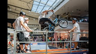 Akční sport zóna v Metropoli Zlíčín 3182024  závěrečná exhibiční show freestyle BMX scootering [upl. by Nottage]