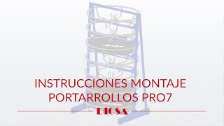 PRO7  Vídeo Instrucciones de Montaje Portarrollos manguera hidráulica [upl. by Philipines]