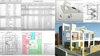 Revit BIM Complete Project Architecture  Structure In Detail Scheduling Quantification amp Costing [upl. by Cohbath]