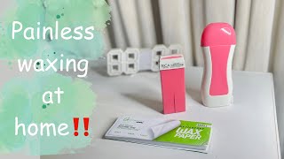 Rica roll on wax  Depilatory wax heater  Unboxing amp review by Aminah Awaan daraz onlineshopping [upl. by Barb]