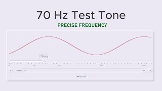 70 Hz Precise Test Tone Sine Wave Sound [upl. by Notanhoj559]