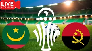 LIVE AFCON 2024 Mauritania vs Angola FOOTBALL MATCH  COUNTDOWN [upl. by Keli]