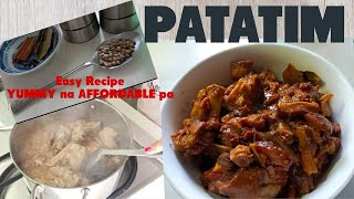 PATATIM simple amp easy Panlasang Pinoy [upl. by Peri949]