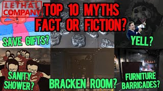 Top 10 Lethal Company myths  busted or confirmed check description for any updates [upl. by Alorac102]