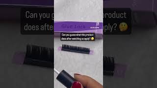 Stop adhesive from closing your fans Here’s how Glue Lock lashsupply lashsupply lasheducation [upl. by Zebedee]