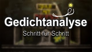 Gedichtanalyse  Schritt für Schritt [upl. by Maitund]