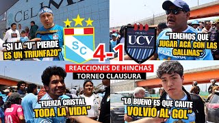 quotEN EL GALLARDO LA quotUquot SENTIRÁ LA PRESIÓNquot  HINCHAS de CRISTAL reaccionan al TRIUNFO ante VALLEJO [upl. by Tinya]