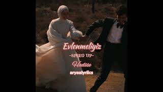 Hadise  Evlenmeliyiz speed up [upl. by Enoyrt]