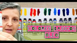 COLORES BASICOS PARA EMPEZAR A PINTAR AL OLEO [upl. by Ahsinad100]