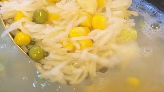 Rice Soup Recipe Vegetarian basmati rice soup recipe [upl. by Cissej271]