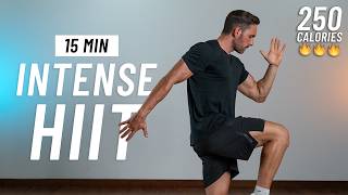 15 MIN INTENSE HIIT WORKOUT  ALL STANDING  Full Body Cardio No Equipment No Repeats [upl. by Ysteb773]