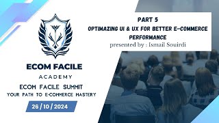 Part 6 OPTIMIZING UI amp UX FOR BETTER ECOMMERCE PERFORMANCE [upl. by Janette]
