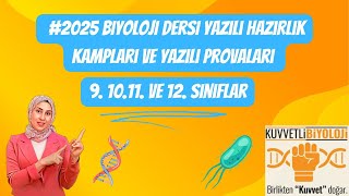 11Sınıf Biyoloji Dersi 1Dönem 1Yazılı Kamp ve Yazılı Provası  Kuvvetli Biyoloji [upl. by Yevrah]