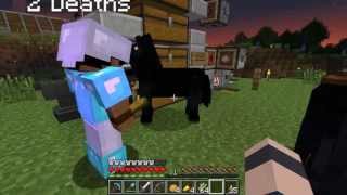 Etho MindCrack SMP  Episode 105 Horse Drag Race [upl. by Ymot]