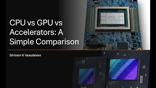 CPU vs GPU vs Accelerator  A Quick Comparison [upl. by Ainevul594]